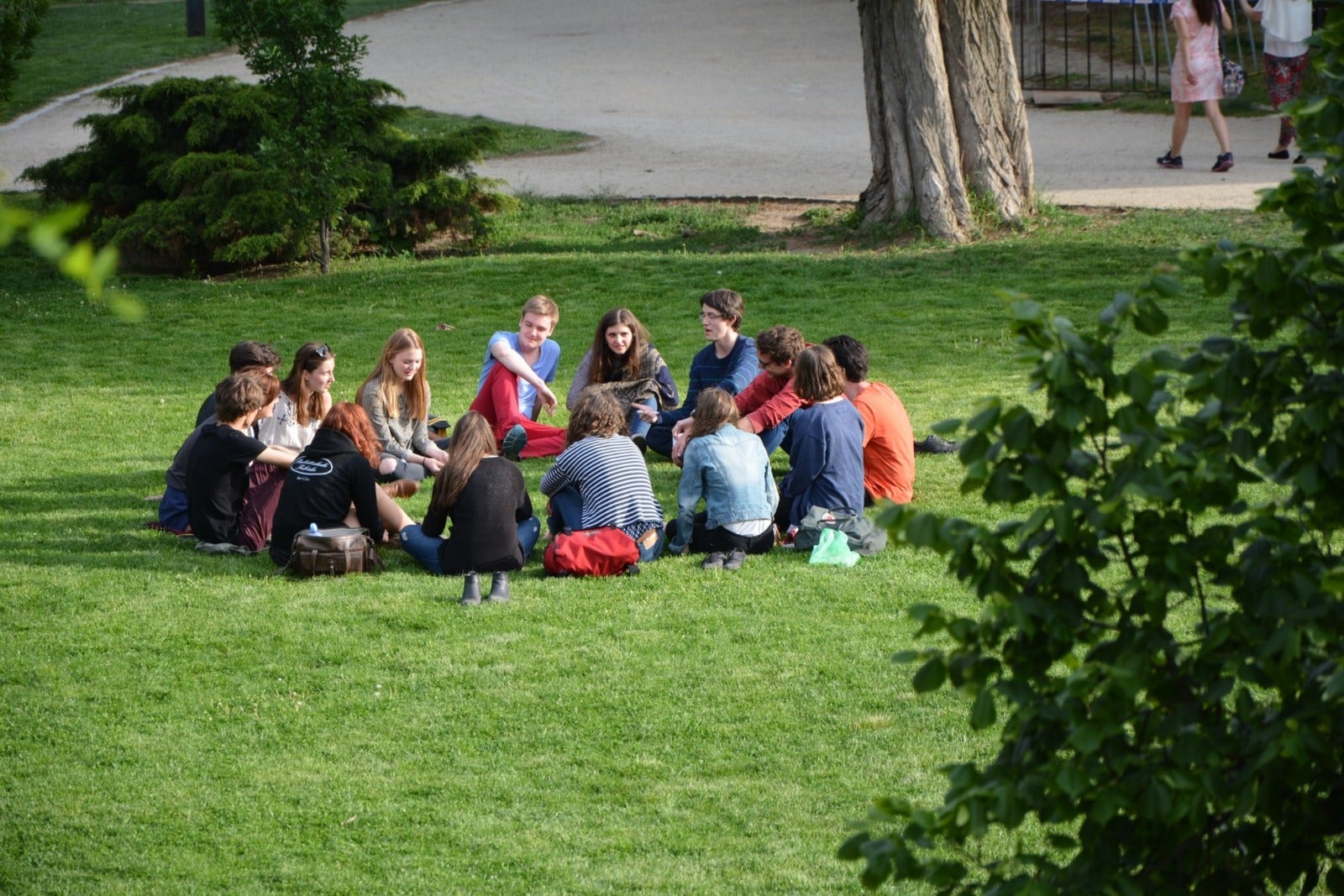 A group of the best candidates gathered in a field